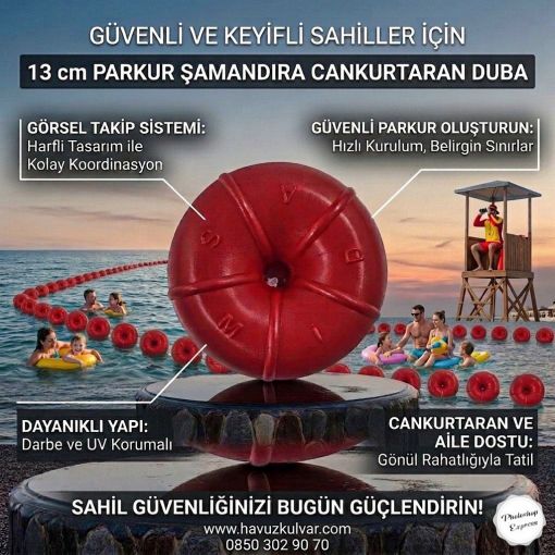 parkur samandirasi cankurtaran dubalari kiyi sahik guvenlik ipi